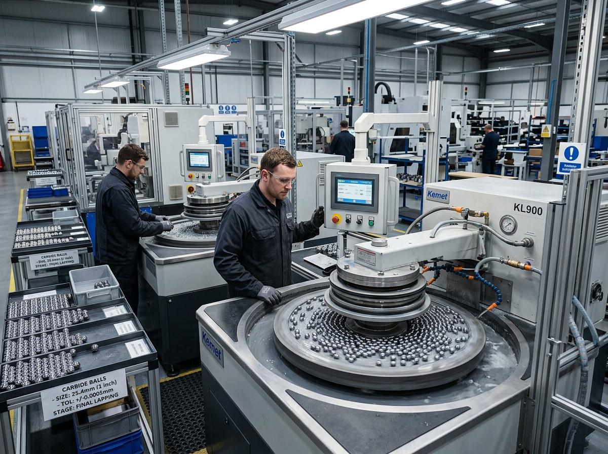 Carbide balls manufacturing process