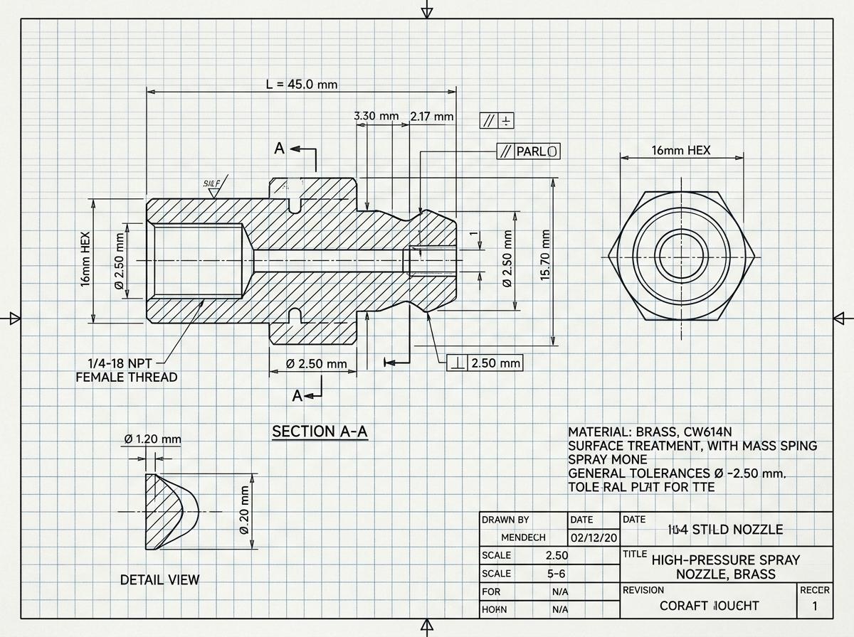 Nozzle selection guide