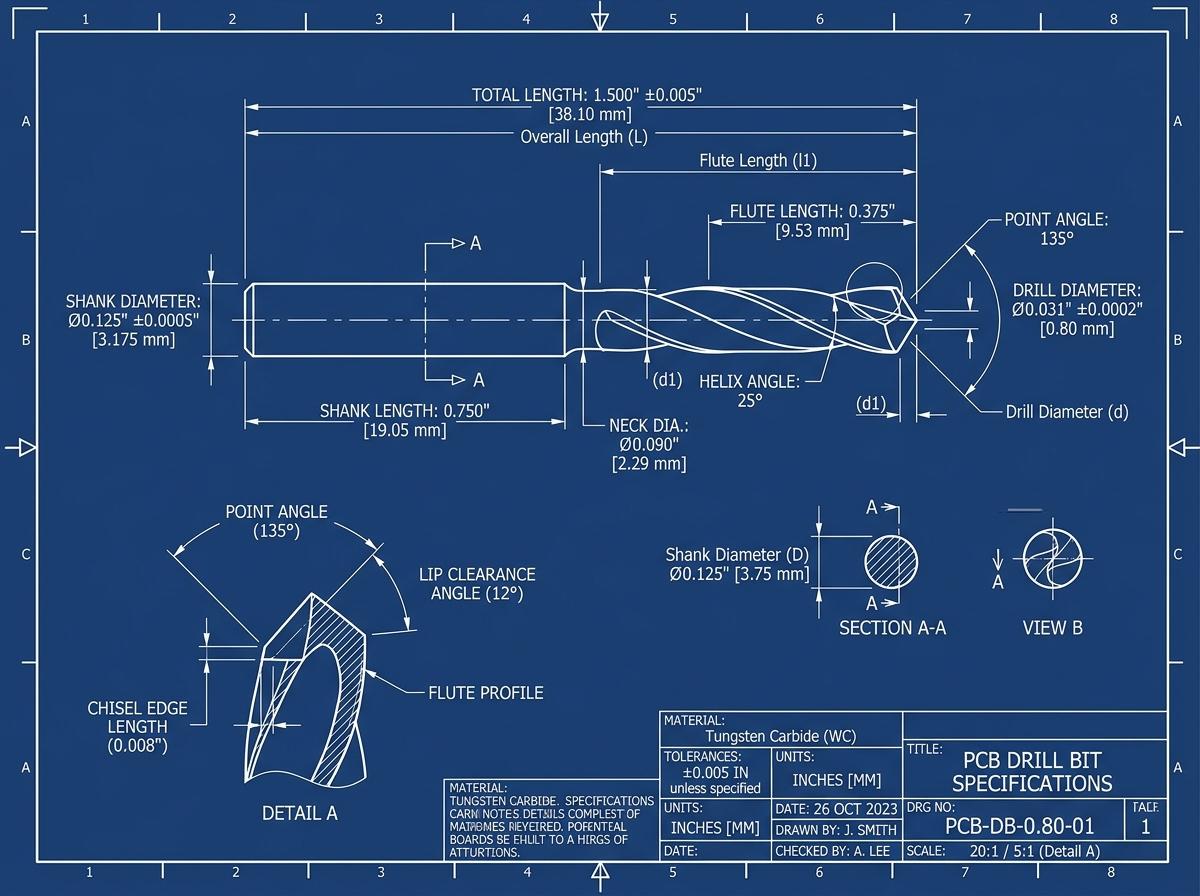 PCB drill bit RFQ guide