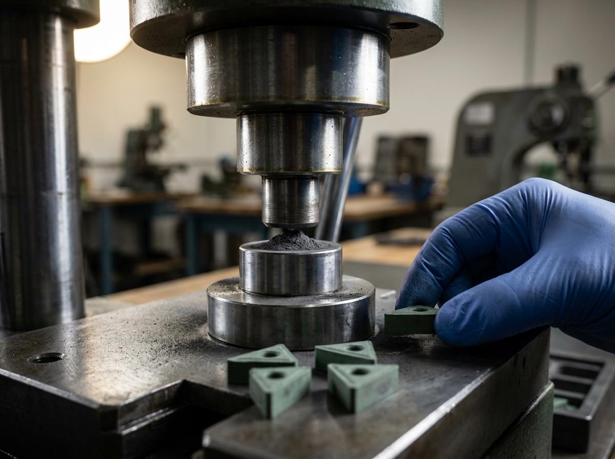 Rock drilling inserts manufacturing