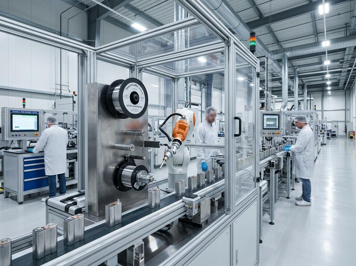 Tungsten Wire for Lithium Battery and Energy Storage Applications - Image 3